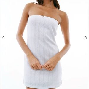 With Jean tube dress